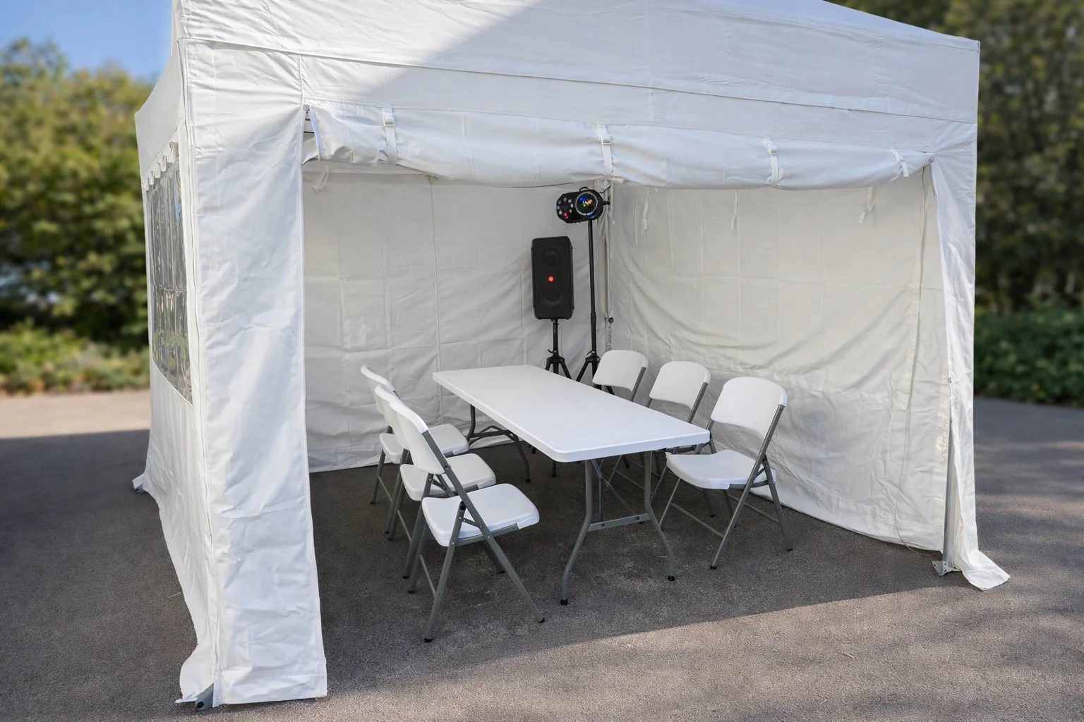 Gazebo 3x3m party setup