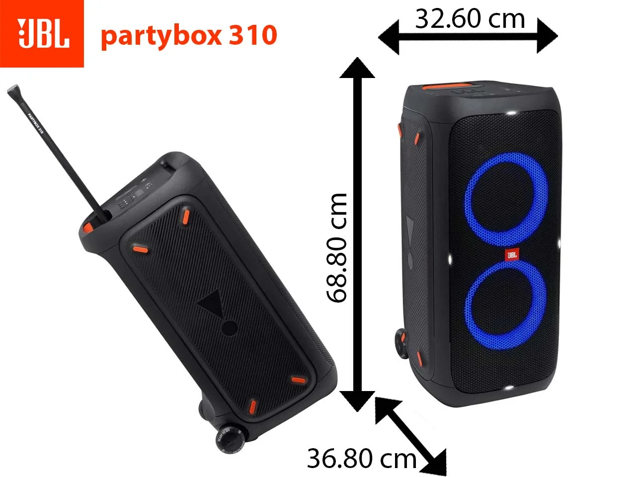 JBL PartyBox 310 at garden party